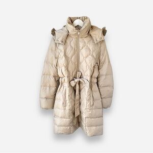 🌸Kenneth Cole Reaction🌸 Women’s Hooded Down Feather Jacket Coat Sz Large